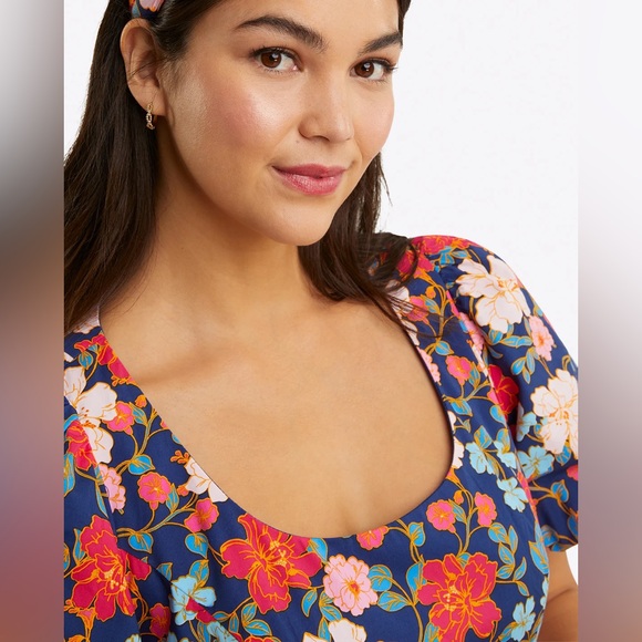 Reese Whitherspoon: Draper James JULIANNE MIDI DRESS IN STRETCH POPLIN - Picture 8 of 10